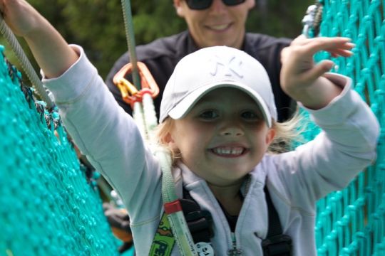 Parcours aventure junior à La Plagne - Savoie Mont Blanc