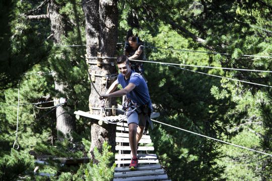 Parcours Accrobranche à La Plagne - Savoie Mont Blanc