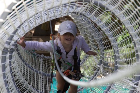 Parcours aventure junior à La Plagne - Savoie Mont Blanc