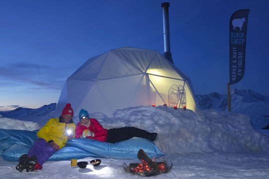 Hébergement ELPRO La Plagne : Nuit en Igloo