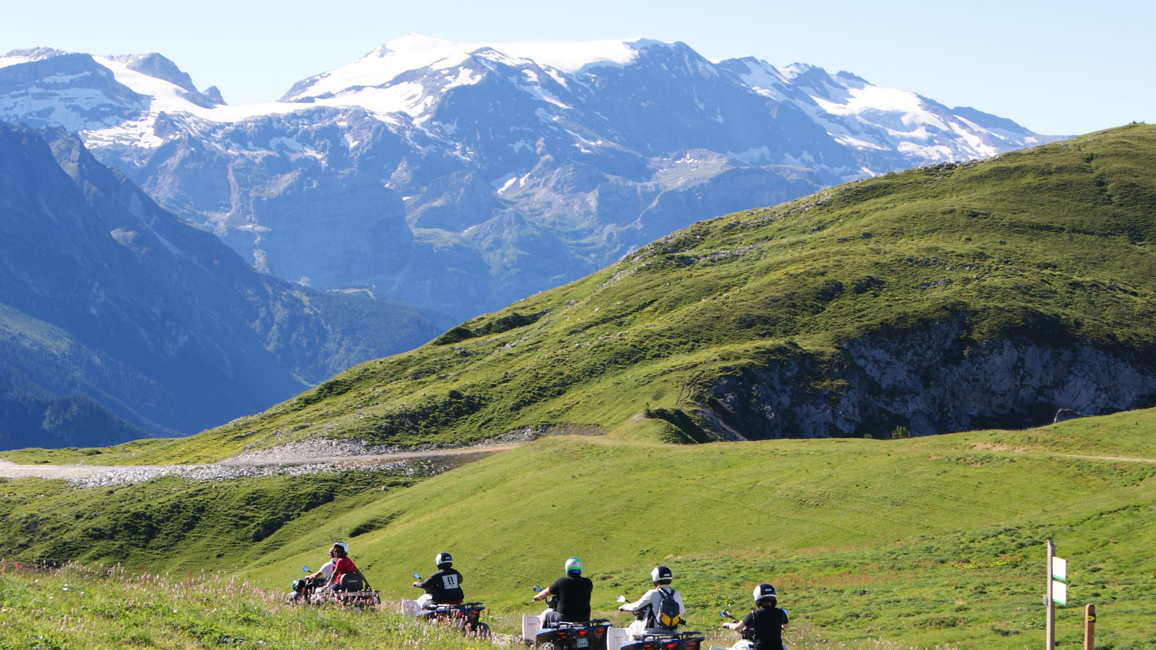 Randonnée quad en montagne La Plagne ELPRO