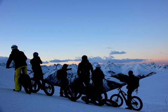 VTT E Frasses Sunset à La Plagne - Savoie Mont Blanc