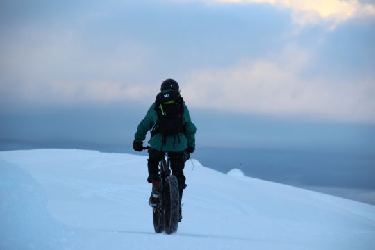 VTT E Frasses Sunset à La Plagne - Savoie Mont Blanc