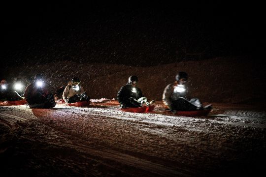 Descente en Luge a La Plagne - Savoie Mont Blanc