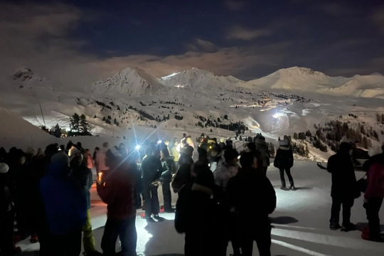 Randonnée en raquette EVVO SHOES à La Plagne - Savoie Mont Blanc