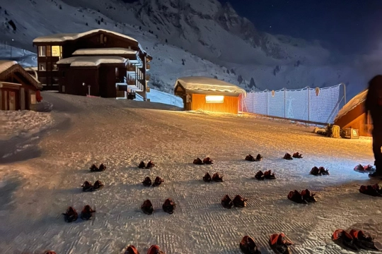 Randonnée en raquette EVVO SHOES à La Plagne - Savoie Mont Blanc
