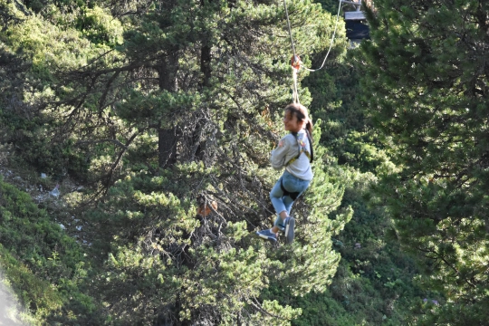 Parcours aventure junior à La Plagne - Savoie Mont Blanc