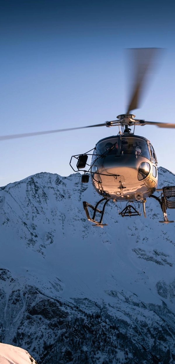 Baptême ou Transfert hélicoptère