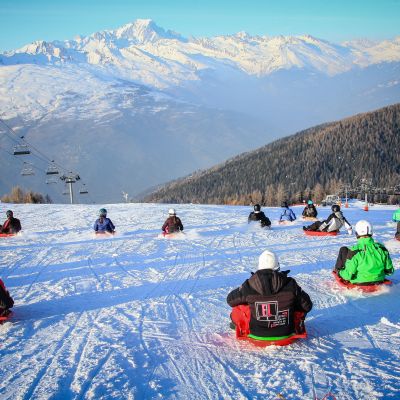 Activité winter Descente en luge à La Plagne avec ELPRO