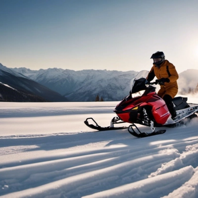 Activité winter Motoneige Electrique à La Plagne avec ELPRO