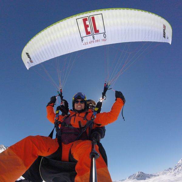 Activité Vol Découverte hiver - Parapente à La Plagne avec ELPRO