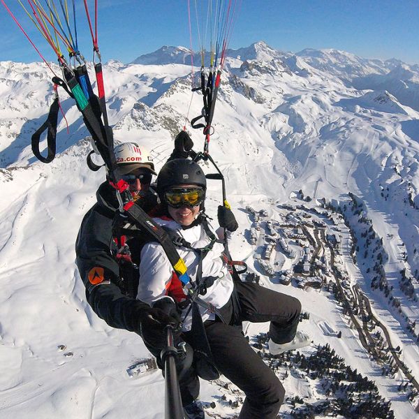 Activité incentives à La Plagne  : Vol en Parapente